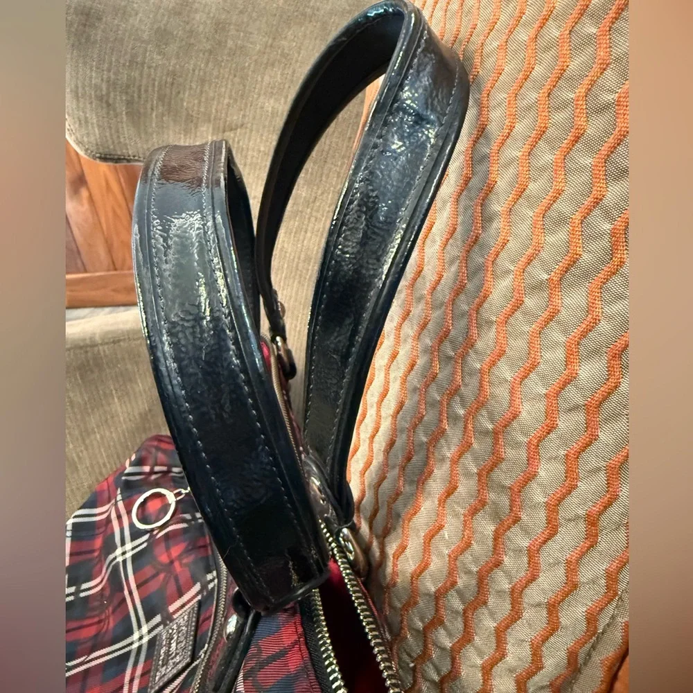 Coach Poppy Tartan Plaid Shoulder Bag - Picture 11 of 15